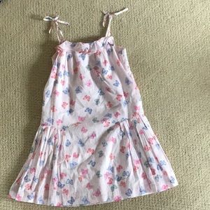 Jacadi girls pink butterfly dress